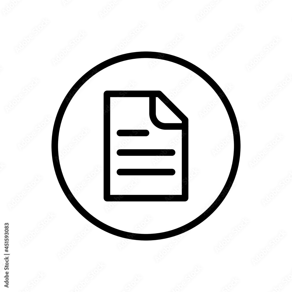 File document vector line icon . Editable Stroke File document vector line icon . Editable Stroke