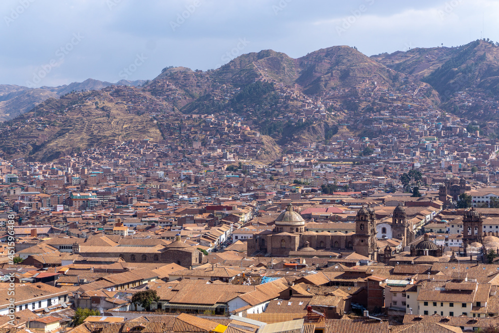 Cusco is a city in the province of Cusco in southeastern Peru. It lies 80 km northwest of Machu Picchu, 3600m between the Andes.