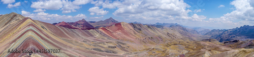 Rainbow Mountain  is a mountain in the Andes of Peru with an altitude of 5 200 metres  above sea level. It is located on the road to the Ausangate mountain.