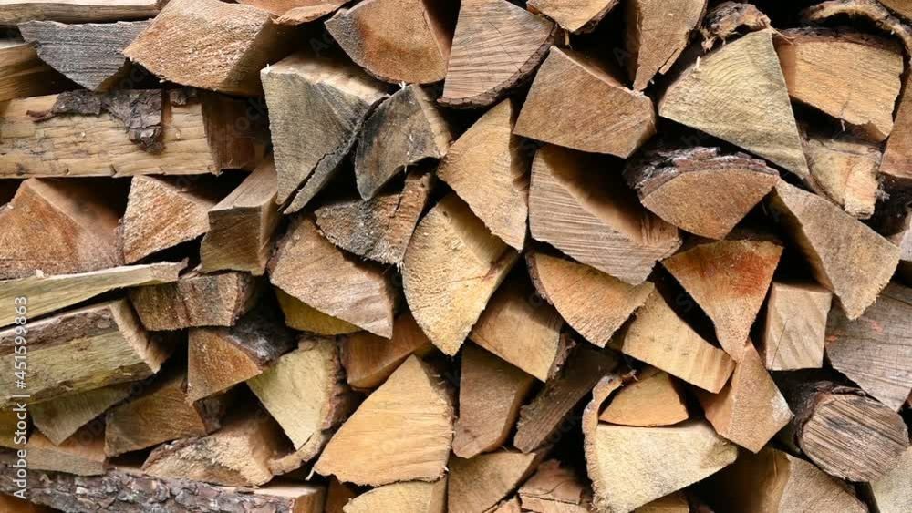 Pile of wood, chopped for burning in the oven. Preparing for winter. Background of firewood. Pile of wood, chopped for burning in the oven. Preparing for winter. Background of firewood.
