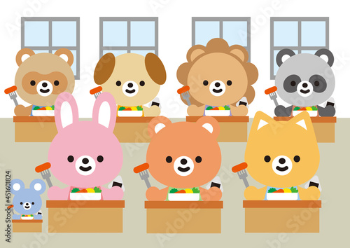 アニマルミックス　給食