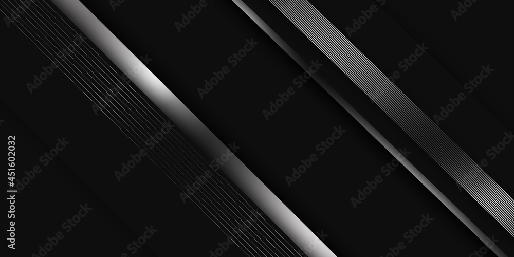 Black modern luxury abstract background with shadows and light lines. Modern Design luxury futuristic dark backdrop