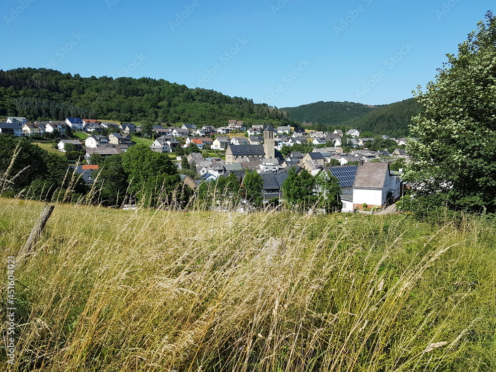 Fototapeta premium View of Rieden; Germany; Eifel