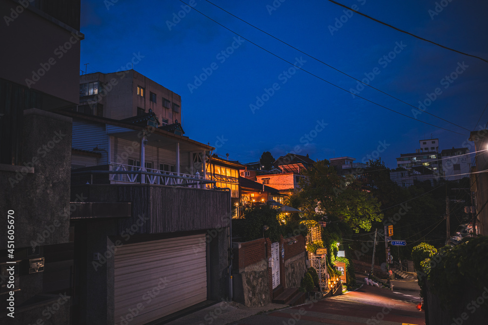 street in night