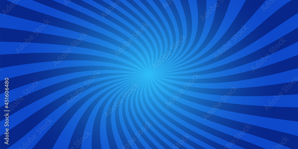 Sunburst retro sun rays blue background. Abstract summer blue comic illustration. Vintage radial blue texture. Stock vector Sunburst retro sun rays blue background. Abstract summer blue comic illustration. Vintage radial blue texture. Stock vector