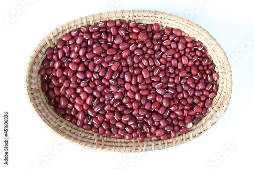 Red kidney beans isolated healthy food