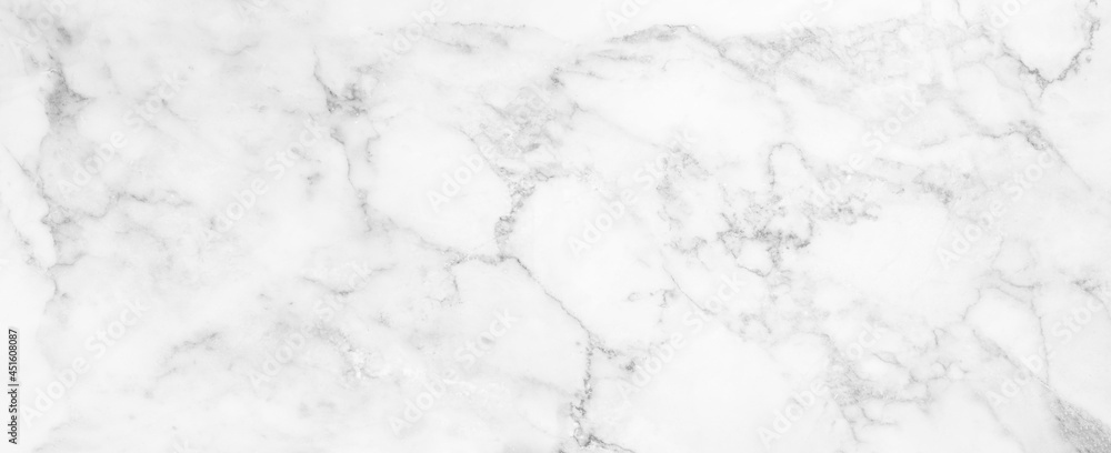 Obraz premium Marble granite white panorama background wall surface black pattern graphic abstract light elegant gray for do floor ceramic counter texture stone slab smooth tile silver natural.