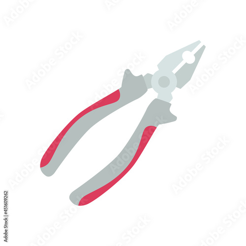 Closed pliers vector icon