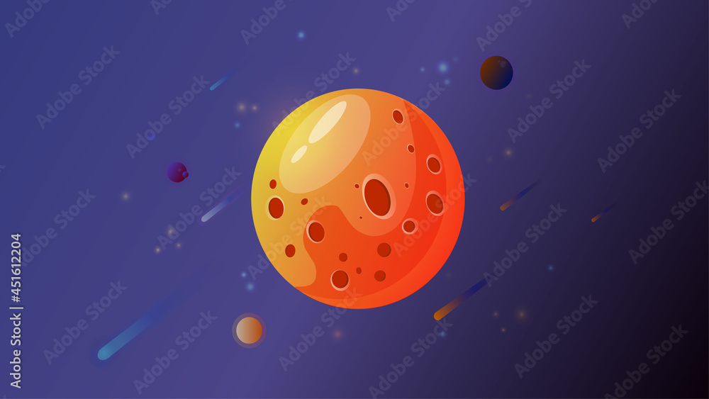 Naklejka premium planet