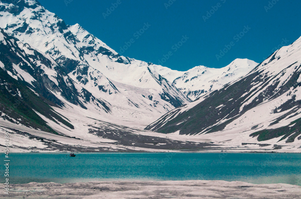 Saiful Malook, is a mountainous lake located in the Mansehra district of Khyber Pakhtunkhwa, about 9 km (5.6 mi) at the northern end of the Kaghan Valley! 