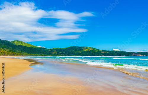 Praia Lopes Mendes beach on tropical island Ilha Grande Brazil. © arkadijschell