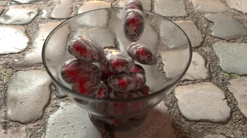 Heart falling into Vase 