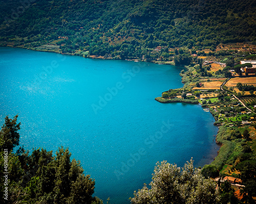 Blue lake