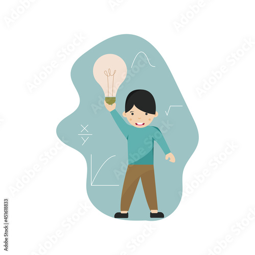  child with bulb