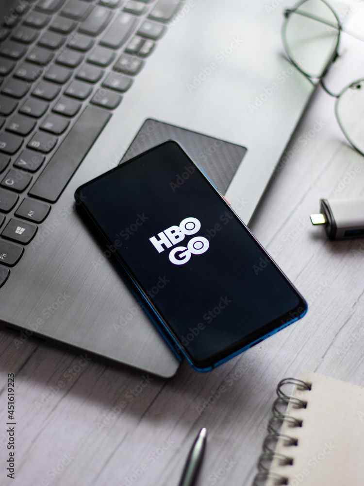 Assam, india - January 31, 2021 : HBO Go logo on phone screen stock image.  Stock Photo | Adobe Stock