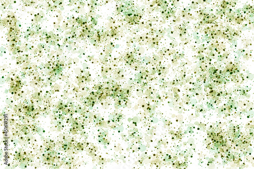 green dots background mossy effect