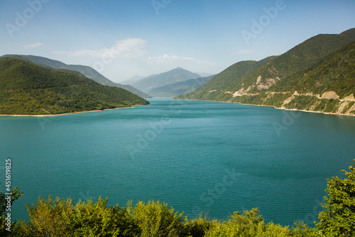 A beautiful landscape photography with Caucasus Mountains in Georgia.