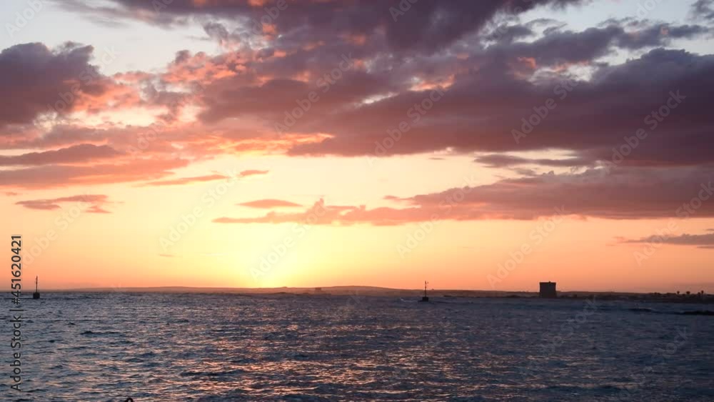 sunset over the sea sunset over the sea