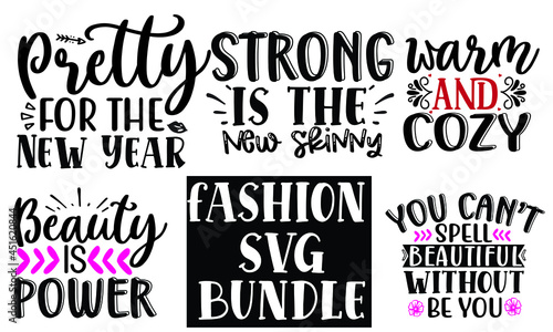 Fashion SVG T shirt Design Bundle