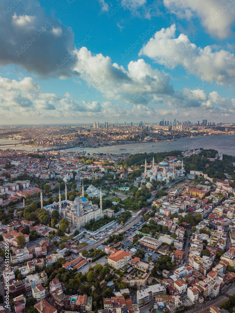 Obraz premium Aerial view of Istanbul