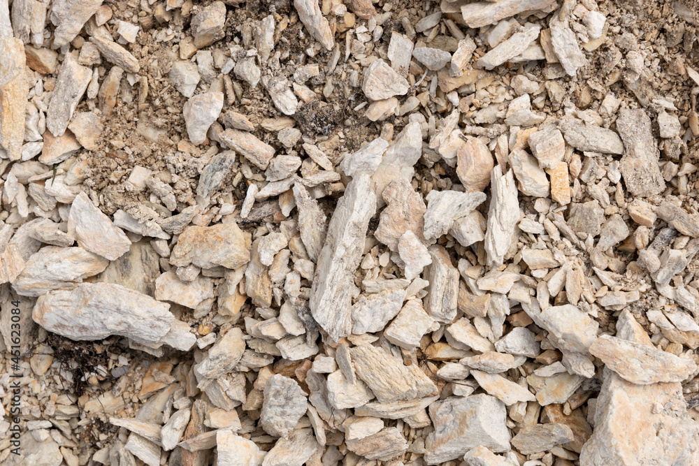 Pointed bright granite stones as a background Pointed bright granite stones as a background