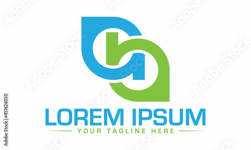 The Best Design AB logo unique modern minimalist simple creative abstract and vector