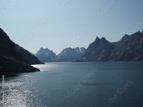 beautiful prins christian sund  greenland