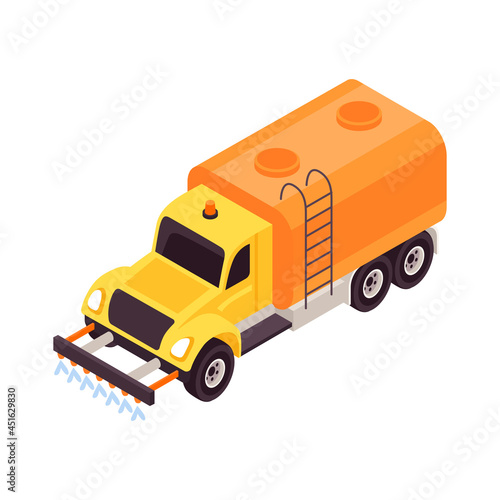 Road Watering Truck Composition