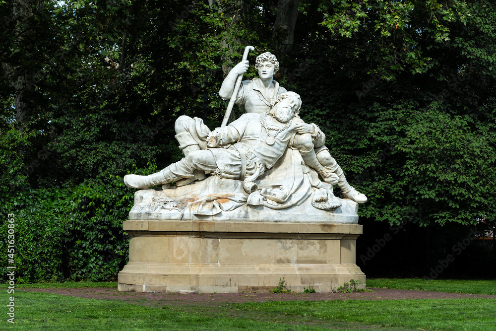 Obraz premium Eberhardsgruppe im Stuttgarter Schlossgarten