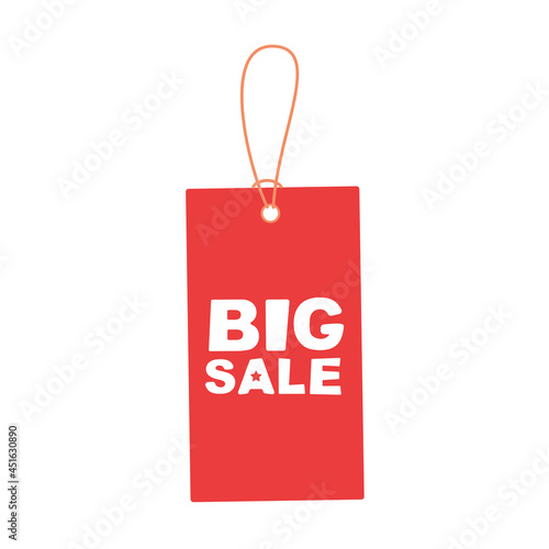 Black Friday big sale slogan tag