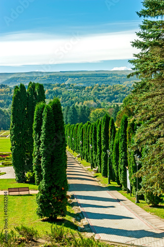Resort park in Kislovodsk - the largest in Russia.Resort park - ornament and pride of Kislovodsk.