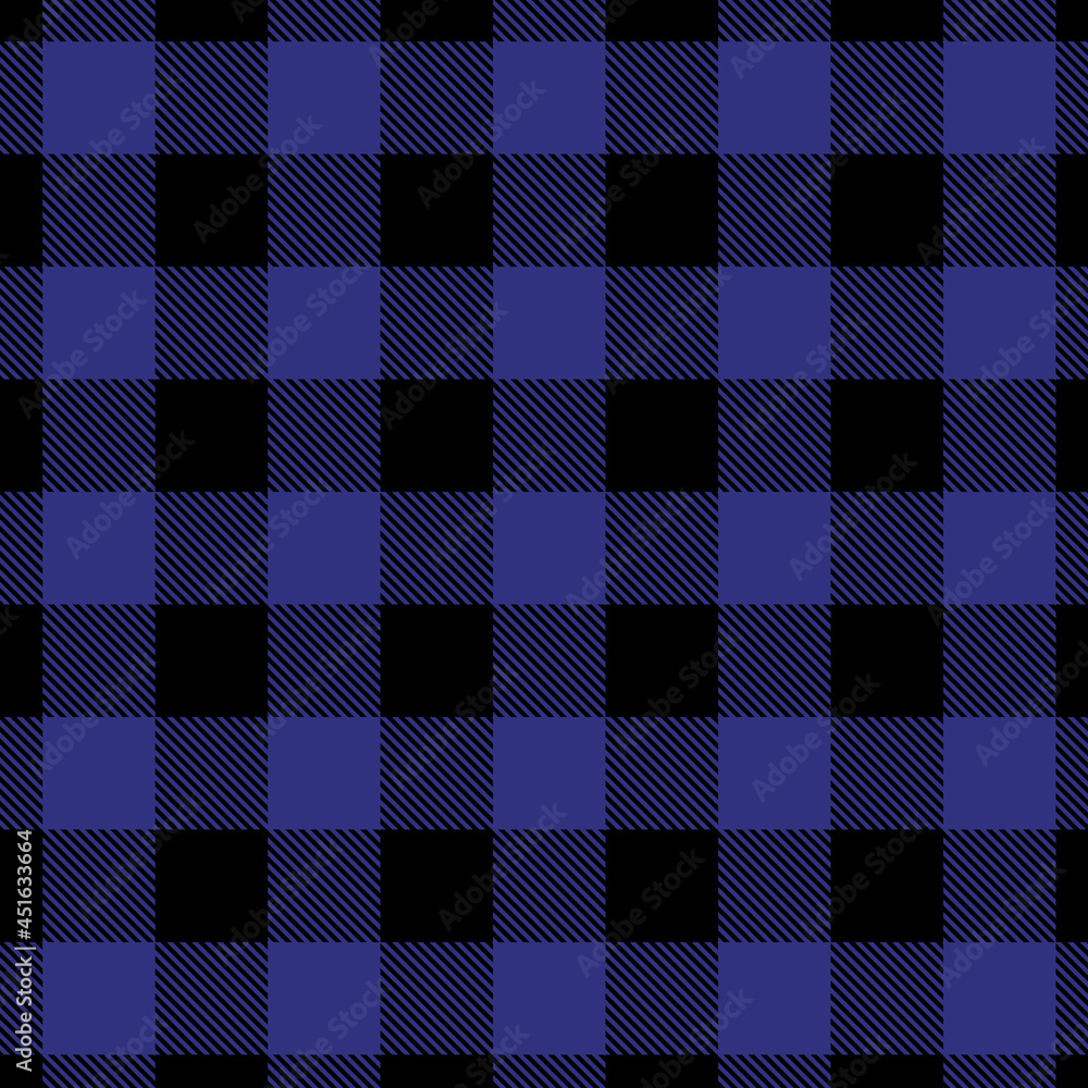 Abstract Geometric Tartan Check Seamless Pattern Buffalo Check