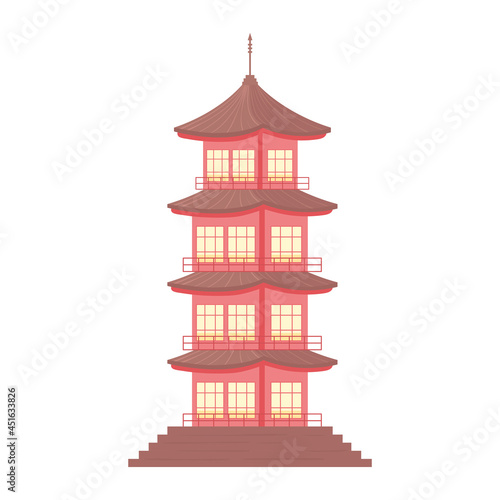 japanese pagoda traditional © Stockgiu