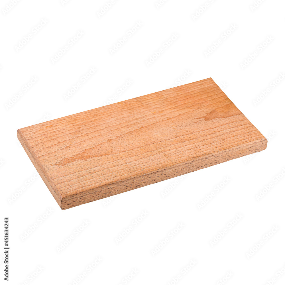 Isolated wooden cutting board on a white background Isolated wooden cutting board on a white background