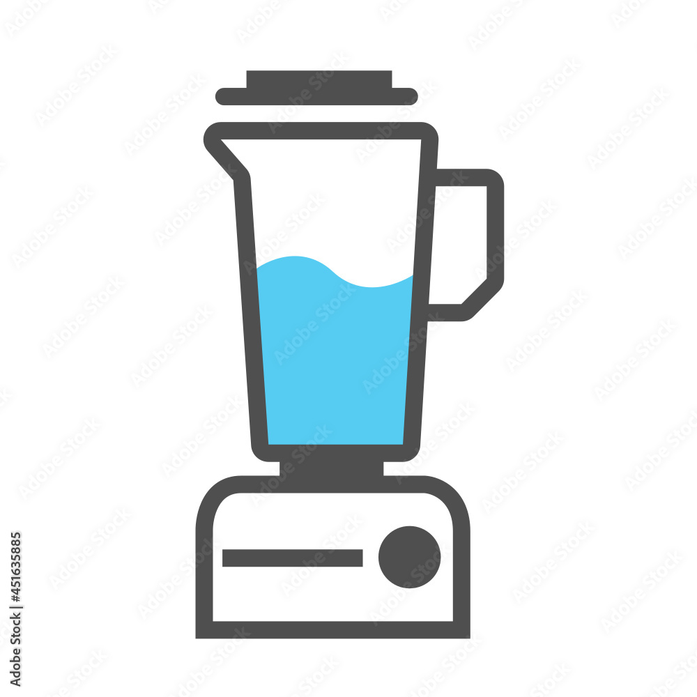 Simple Blender Line Icon Vector Illustration Simple Blender Line Icon Vector Illustration