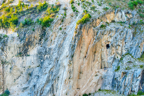 Carrara-Marmor Abbaugebiet in Italien