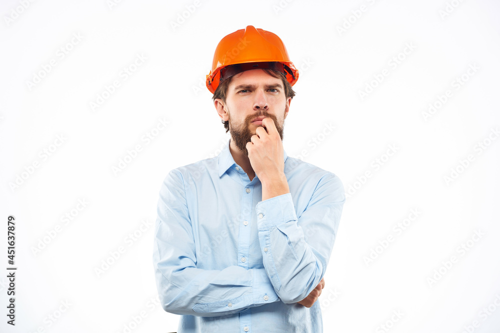 surprised man documents in hand and drawings Studio hand gesture surprised man documents in hand and drawings Studio hand gesture