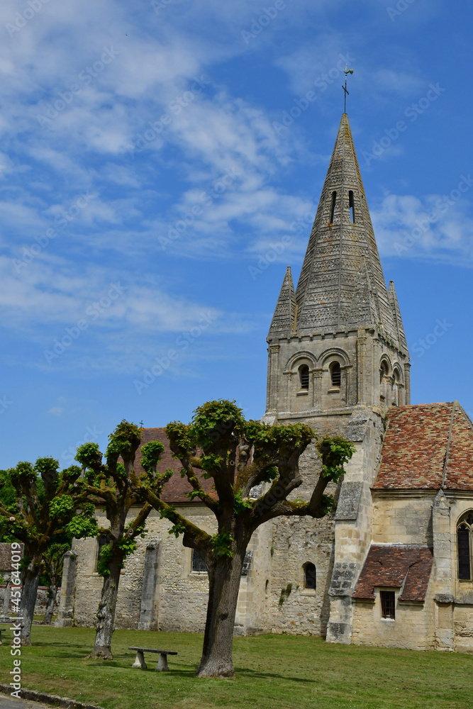 Gadancourt, France - may 24 2019 : Saint Martin church