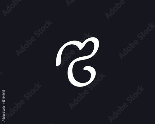 GM or MG Letter Logo Design Template Vector