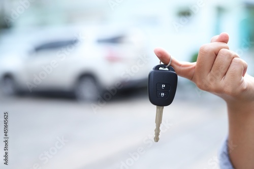 Car keys and car trading and car transactions