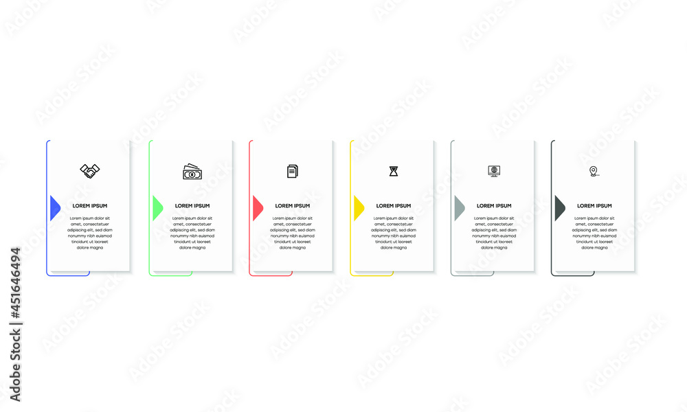 Vetor de Infographic. Vector Infographic design template with icons and ...