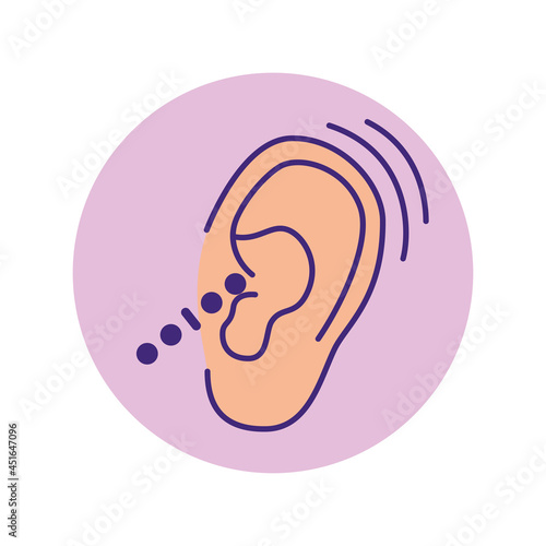 ear deaf symbol