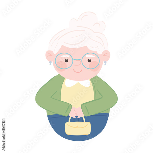 grandmother cute cartoon