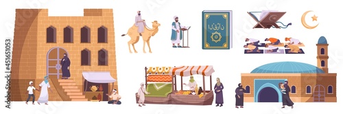 Islam History Icon Set