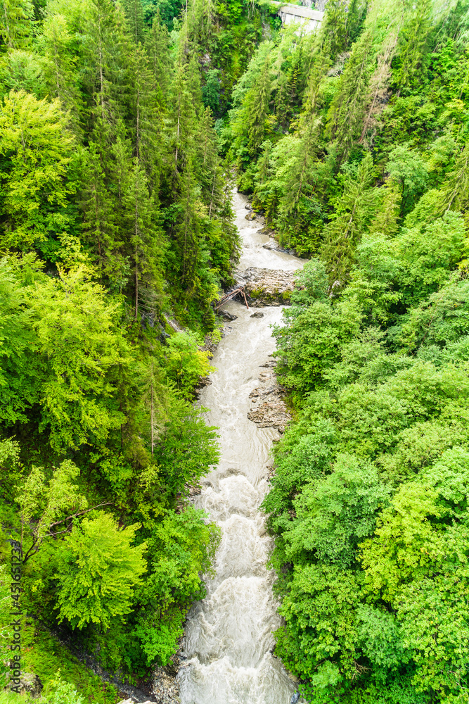 Obraz premium beautiful waterfall in a forest