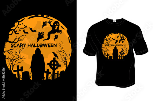 Halloween t Shirt Design. Halloween Vector Graphic. Halloween T Shirt illustration. 
High quality vector t-shirt design.