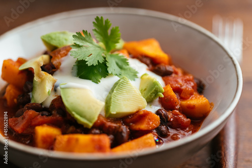Sweet Potato Black Bean Chili