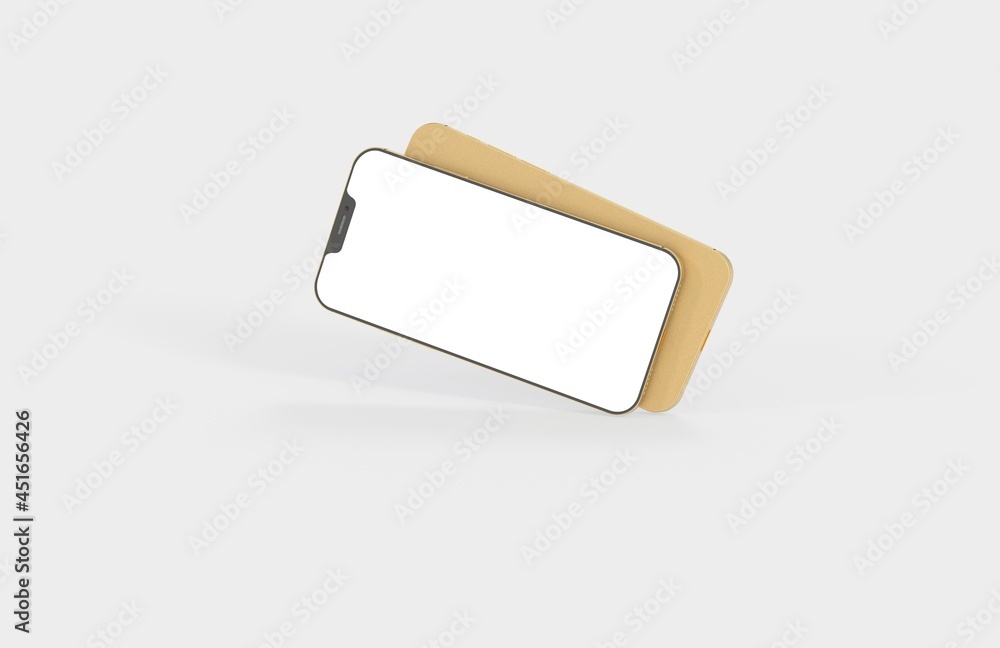 Modern frameless smartphone Mock up Modern frameless smartphone Mock up