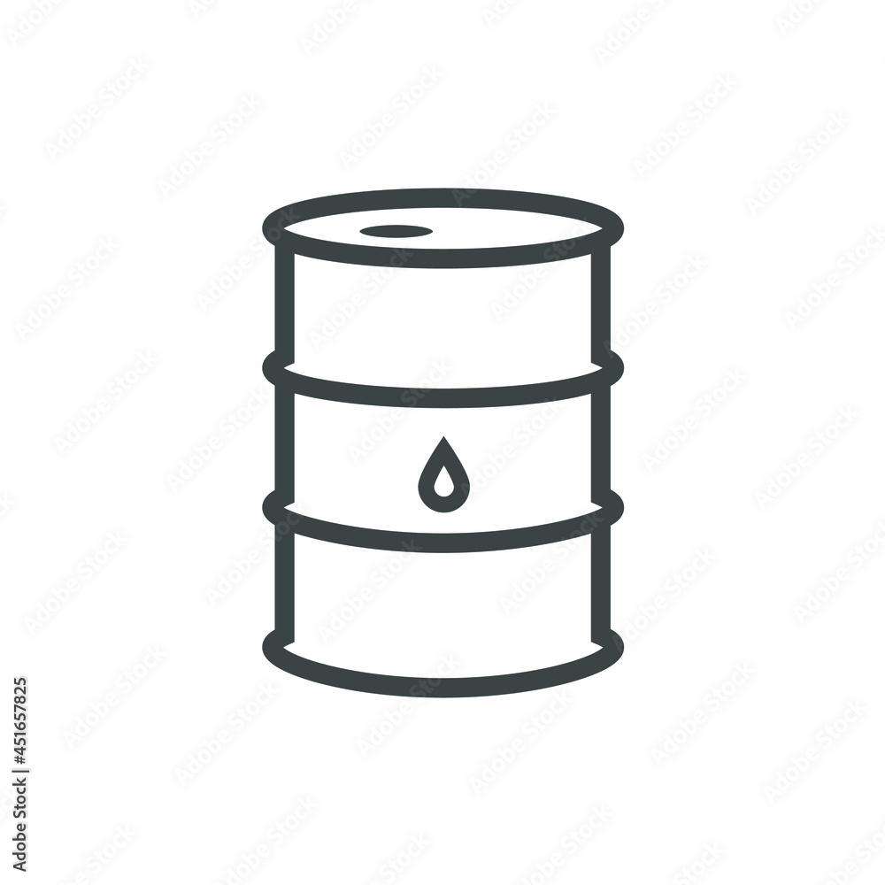 Oil barrel simple icon. Ecology pollution toxic chemicals gas petrolium symbol. Vector illustration Oil barrel simple icon. Ecology pollution toxic chemicals gas petrolium symbol. Vector illustration