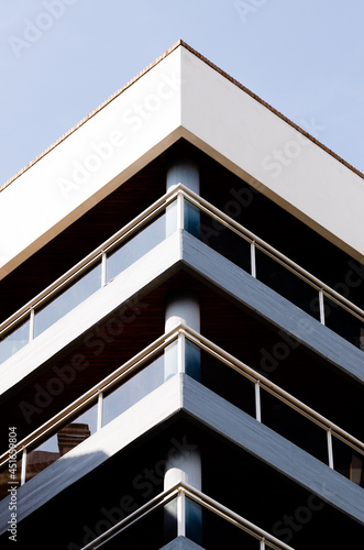 triangular building facade